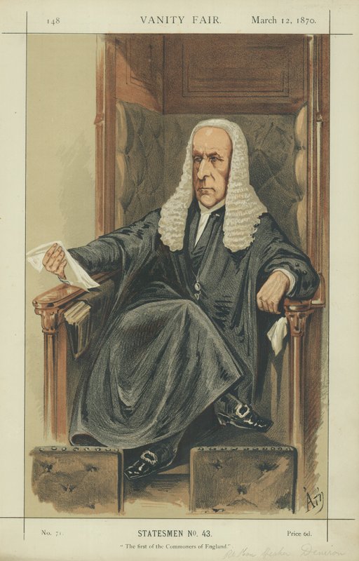 Il Presidente (Mr Speaker Denison) da Alfred Thompson