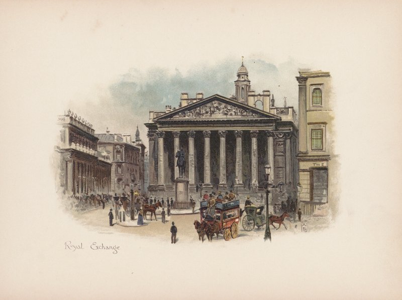 Londra Familiare: Royal Exchange da Allan F. Barraud