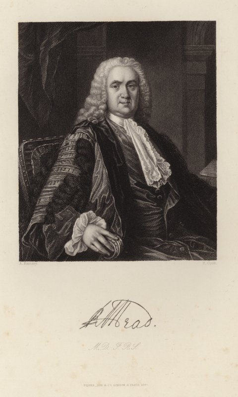 Richard Mead, 1847 da Allan Ramsay