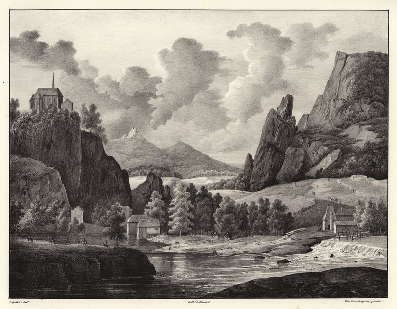 Paesaggio da Allart van Everdingen