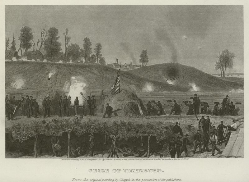 Assedio di Vicksburg, 1863 da Alonzo Chappel