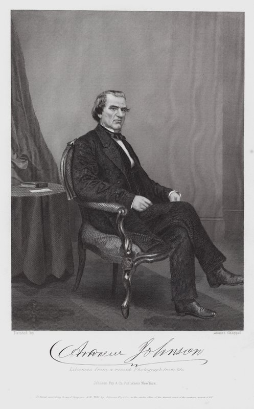 Andrew Johnson da Alonzo (after) Chappel
