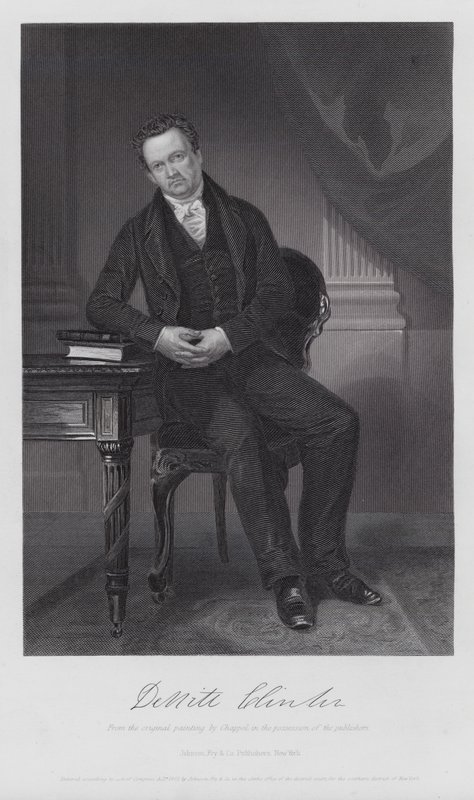 De Witt Clinton (incisione) da Alonzo (after) Chappel
