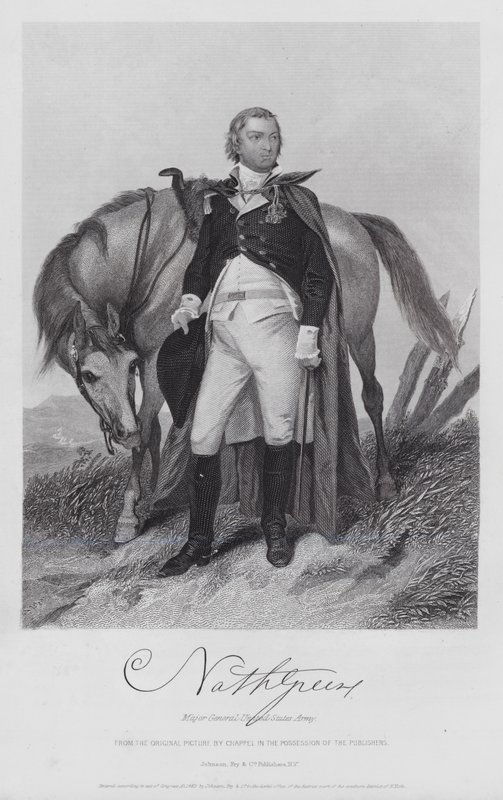 Nathaniel Greene (incisione) da Alonzo (after) Chappel