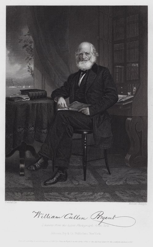 William Cullen Bryant da Alonzo (after) Chappel