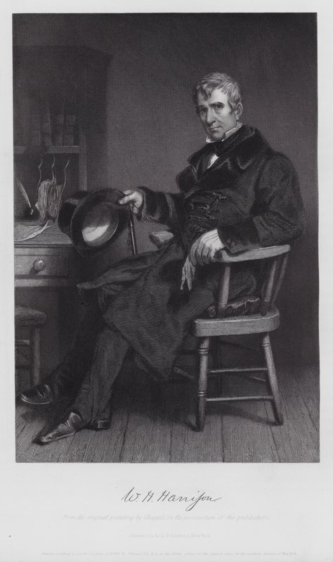William Henry Harrison (incisione) da Alonzo (after) Chappel