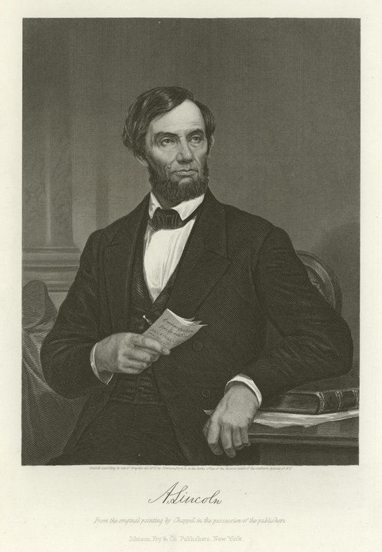 Abramo Lincoln da Alonzo Chappel