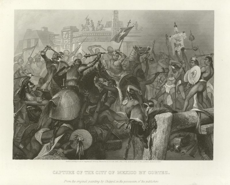 Cattura della città di Messico da Alonzo Chappel