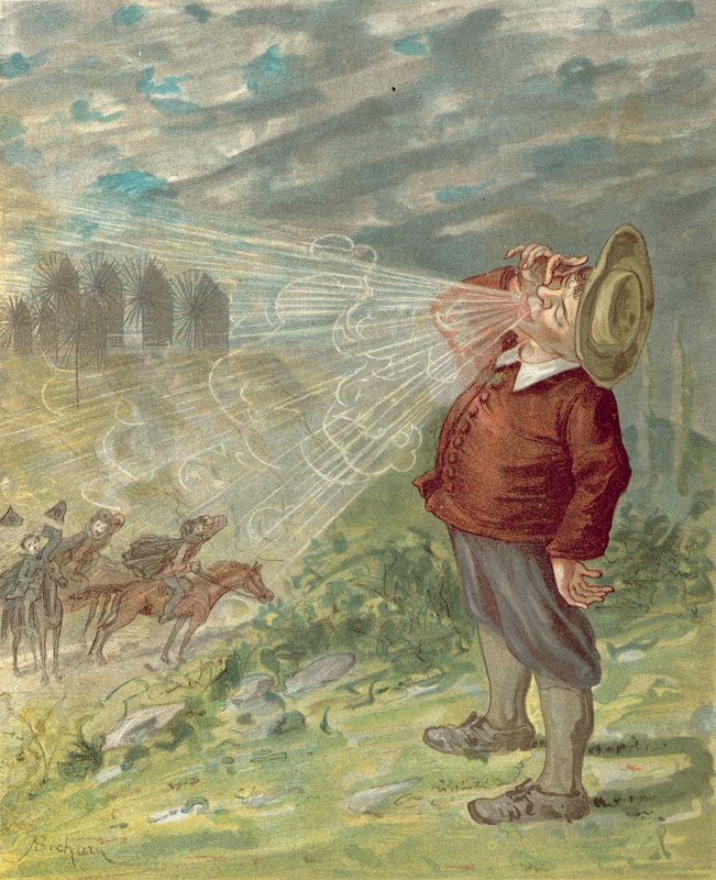 Le avventure del Barone di Münchhausen da Alphonse Adolphe Bichard