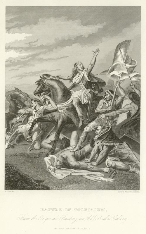 Battaglia di Tolbiacum da Alphonse Marie de Neuville