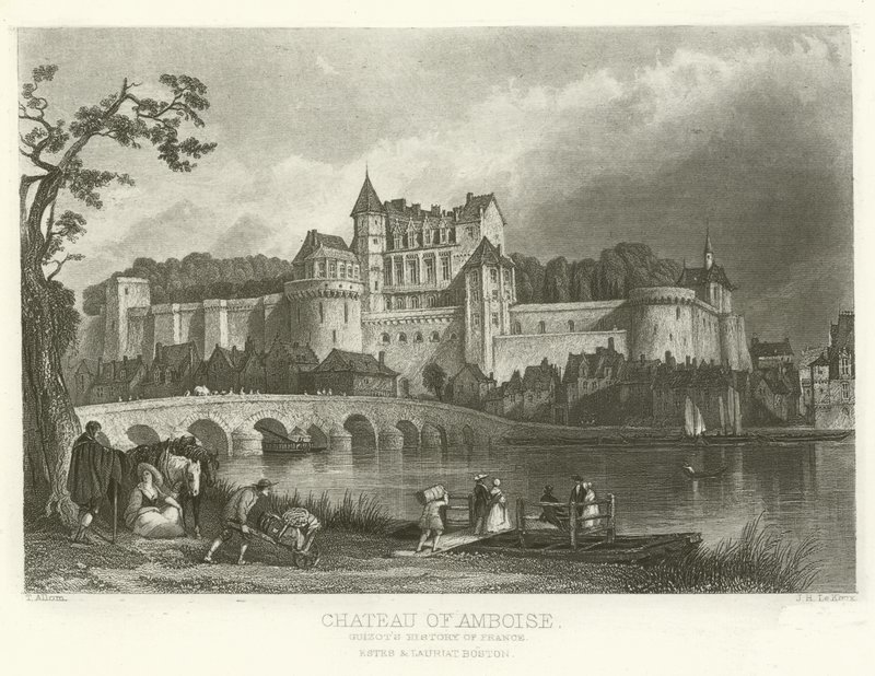 Castello di Amboise da Alphonse Marie de Neuville