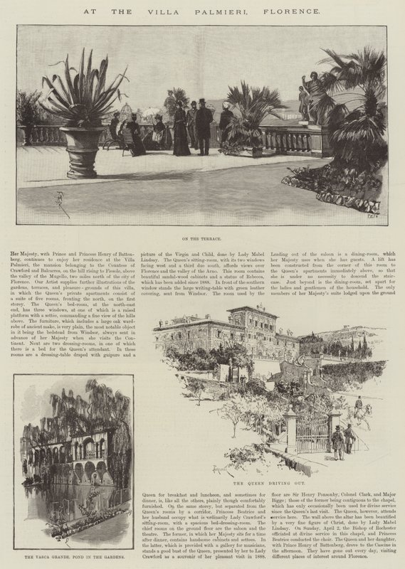 Alla Villa Palmieri, Firenze da Amedee Forestier