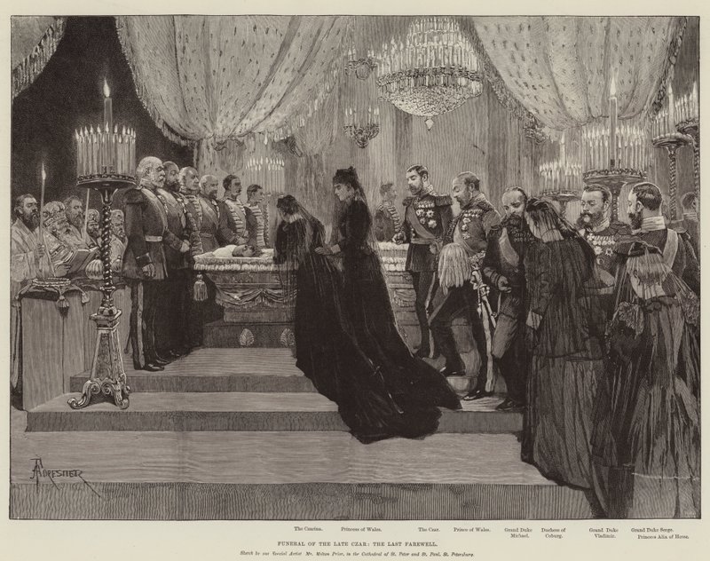 Funerale del defunto Zar, l
