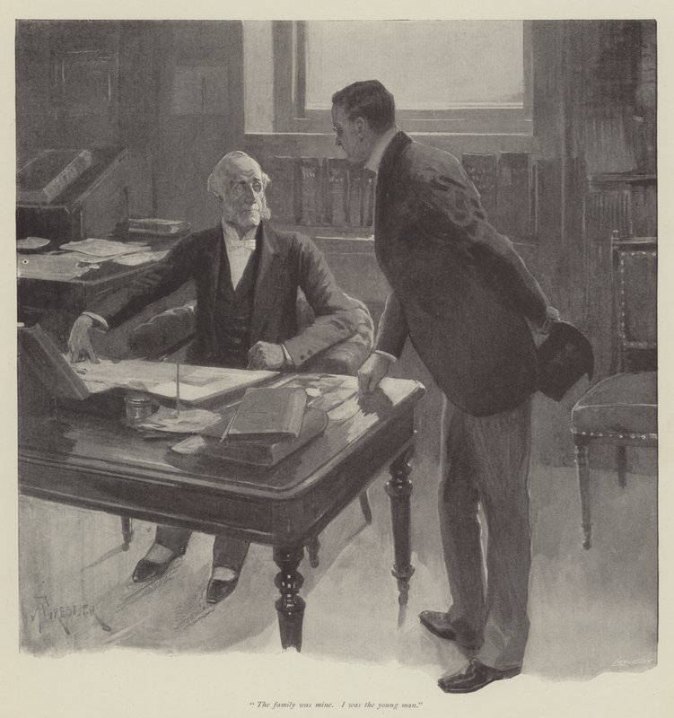 Il Tryst di Cinque Anni, di Walter Besant da Amedee Forestier