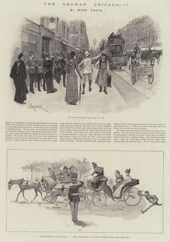 La Chicago tedesca, di Mark Twain da Amedee Forestier