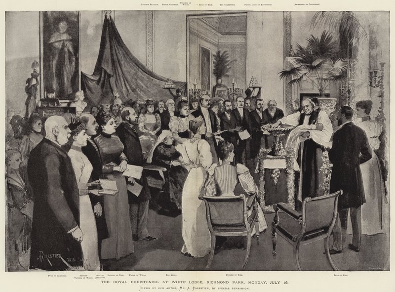 Il battesimo reale a White Lodge, Richmond Park, lunedì 16 luglio da Amedee Forestier