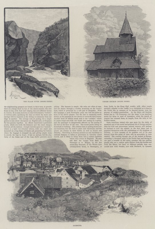 Il raggio di sole in Norvegia da Amedee Forestier