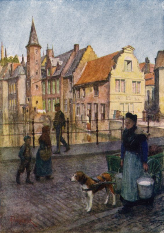 Bruges, Belgio da after Amedee Forestier