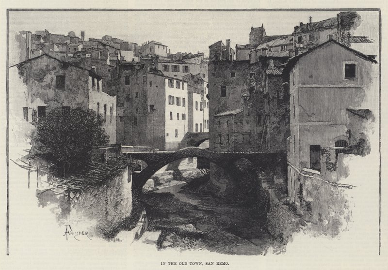 Nel centro storico, San Remo da Amedee Forestier