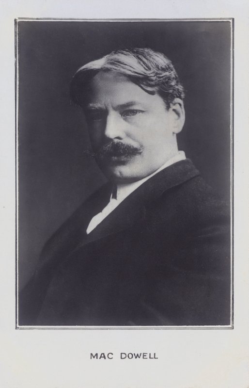 Edward MacDowell, compositore americano (foto b/n) da American Photographer (after)