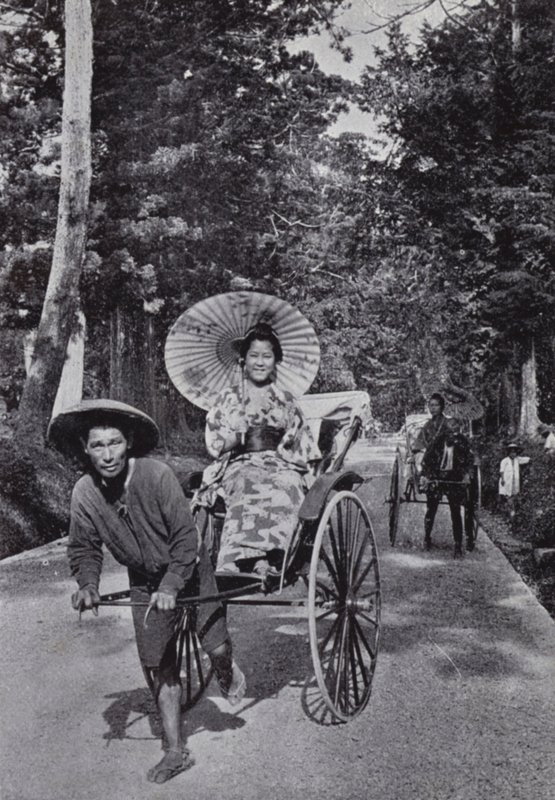 Ragazze giapponesi in jinriksha da American Photographer (after)
