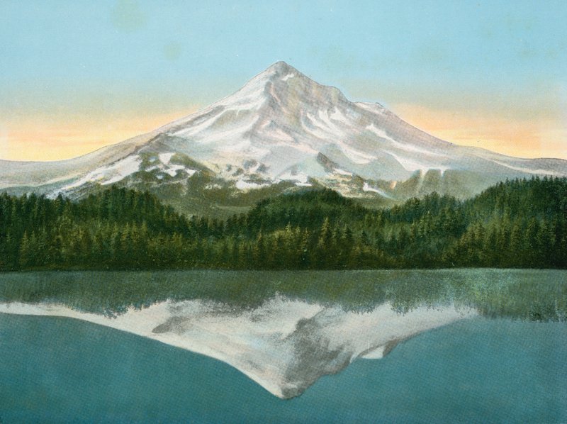 Monte Hood da Lost Lake da American Photographer (after)