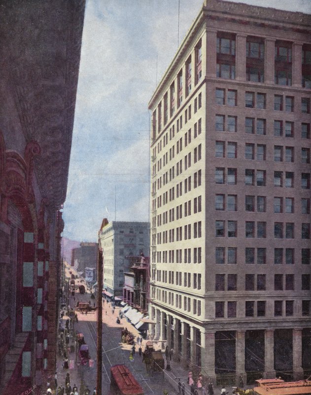 Oregon: Washington Street, Portland da American Photographer (after)