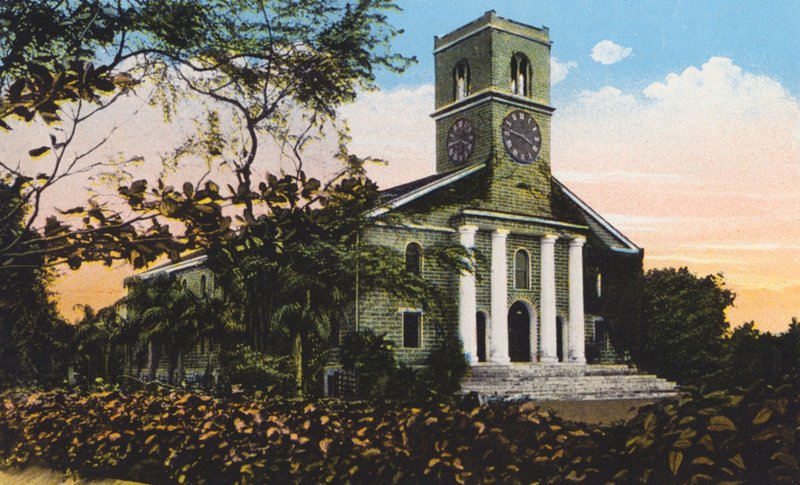 Chiesa di Kawaihao, Honolulu (foto a colori) da American Photographer