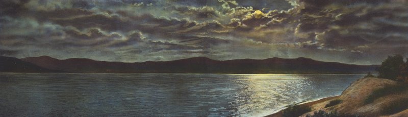 Il chiaro di luna sul Salton Sea (foto a colori) da American Photographer