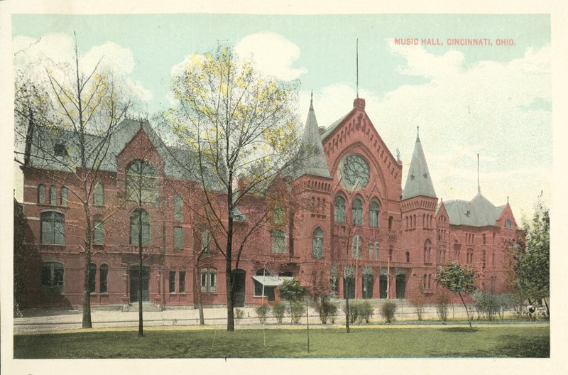 Music Hall, Cincinnati, Ohio (foto a colori) da American Photographer