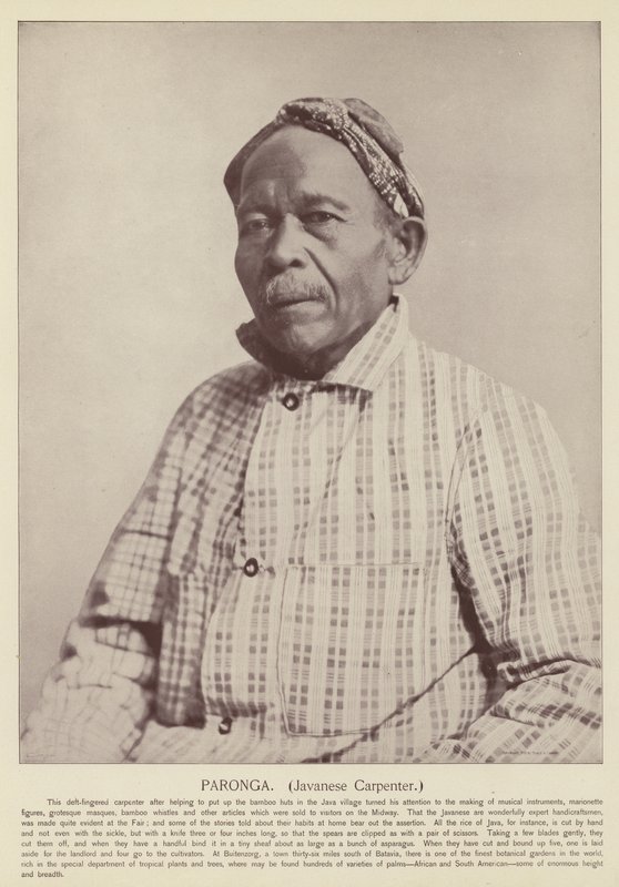 Paronga, Falegname Giavanese da American Photographer
