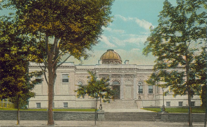 Poughkeepsie: Biblioteca Adriance Memorial (foto a colori) da American Photographer