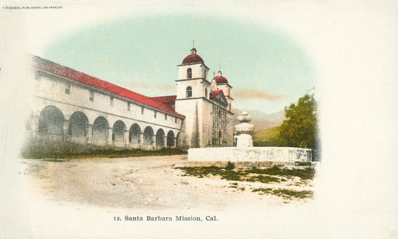 Missione di Santa Barbara, California (foto a colori) da American Photographer