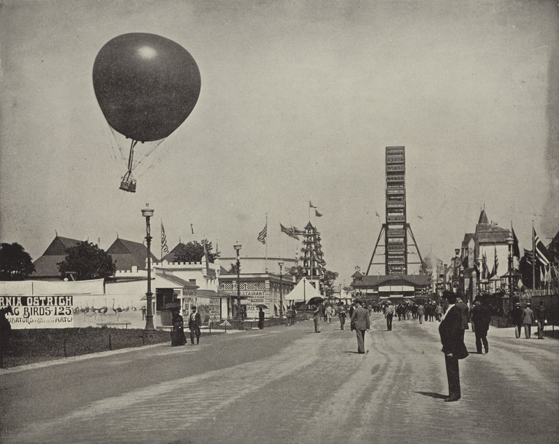Ingresso occidentale di Midway Plaisance da American Photographer