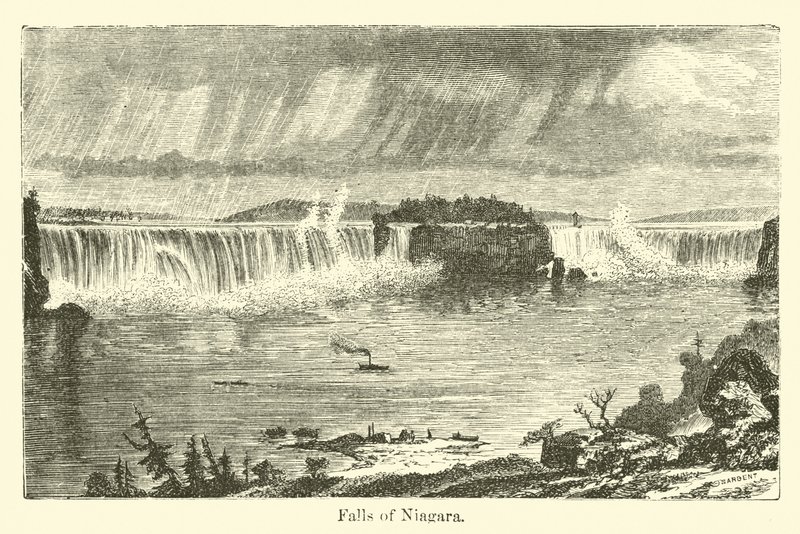 Cascate del Niagara da American School