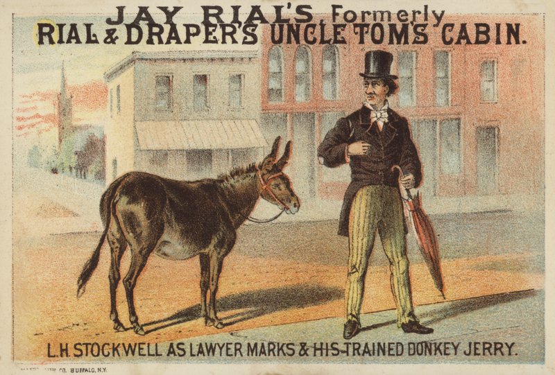 Uomo e asino da American School