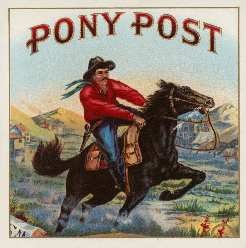 Pony Post, etichetta di sigari da American School