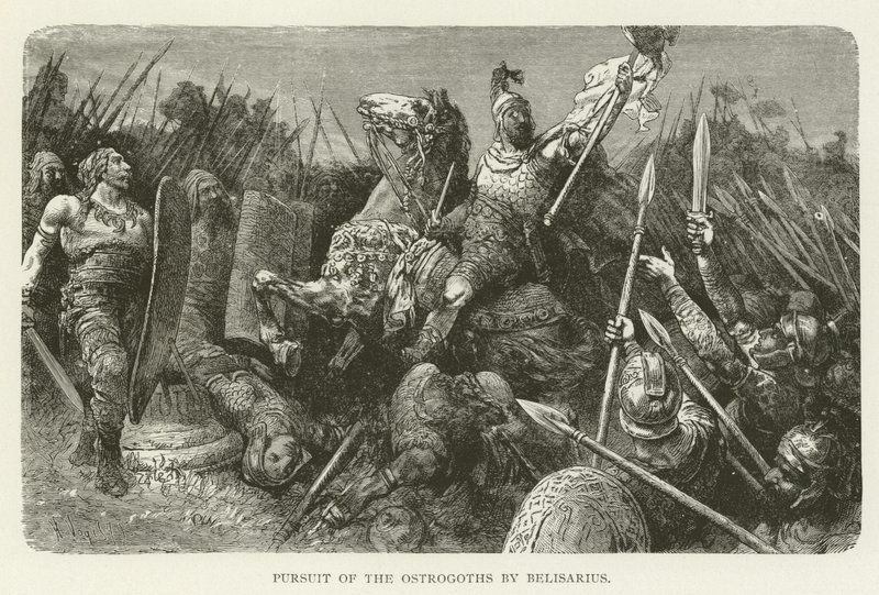 Inseguimento degli Ostrogoti da parte di Belisario da American School
