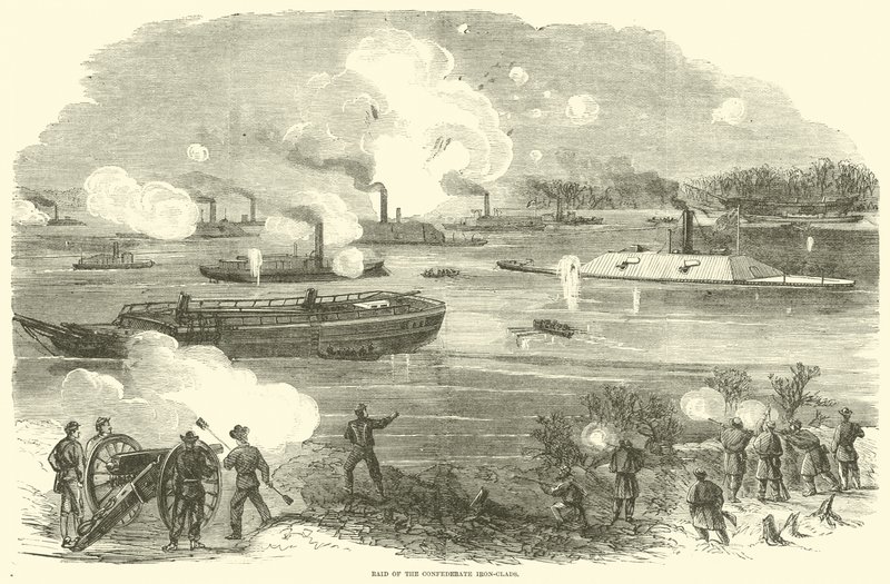 Incursione delle corazzate confederate, febbraio 1865 da American School