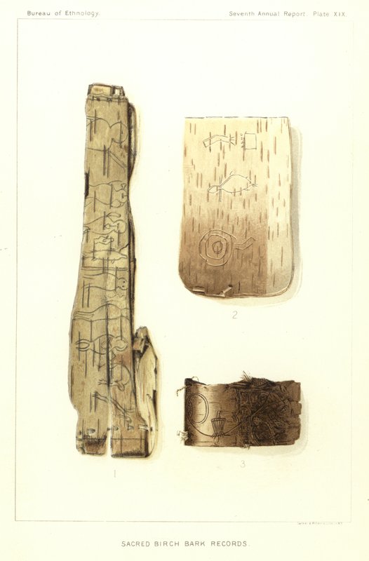 Registri Sacri di Corteccia di Betulla da American School