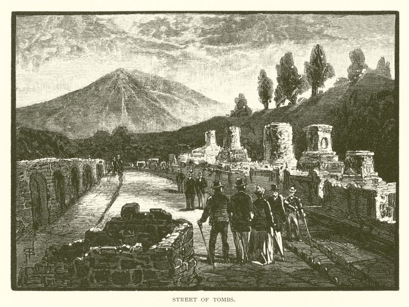 Strada delle Tombe da American School