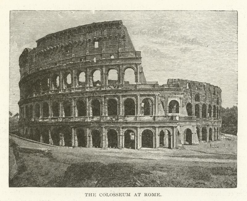 Il Colosseo a Roma da American School