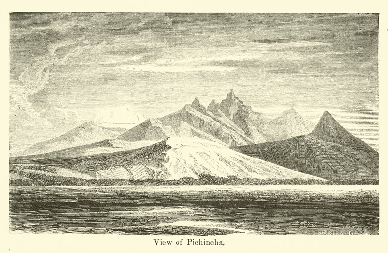 Veduta di Pichincha da American School