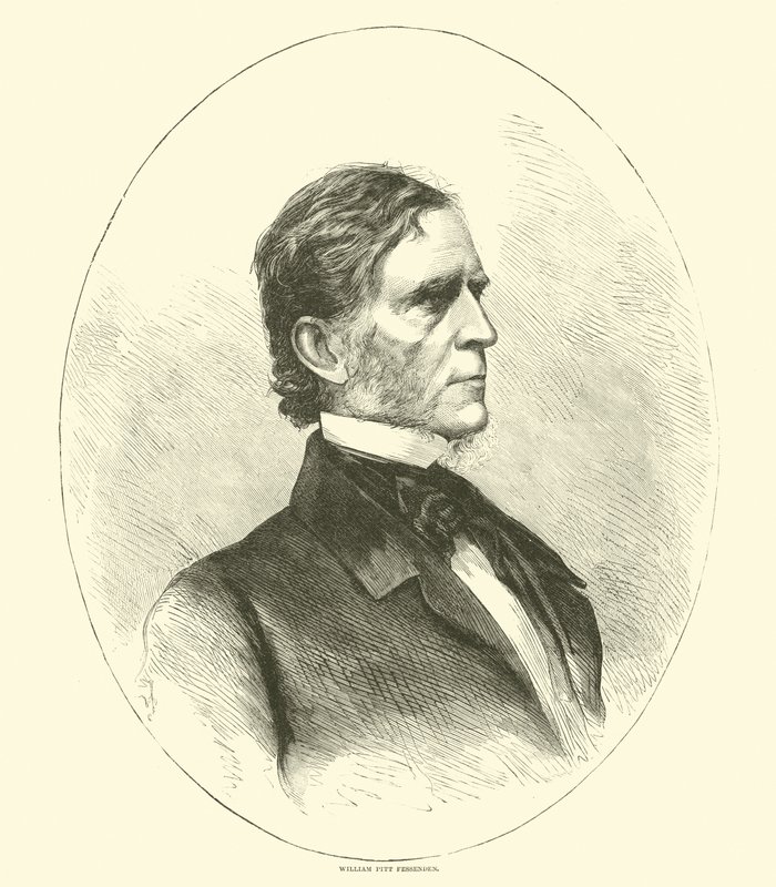 William Pitt Fessenden, aprile 1865 da American School