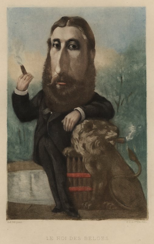 Leopoldo II, Re dei Belgi da Andre Gill