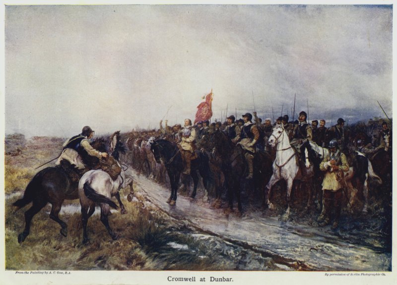 Cromwell a Dunbar da Andrew Carrick (after) Gow