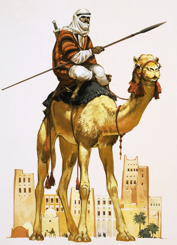 Arabo su cammello da Angus McBride