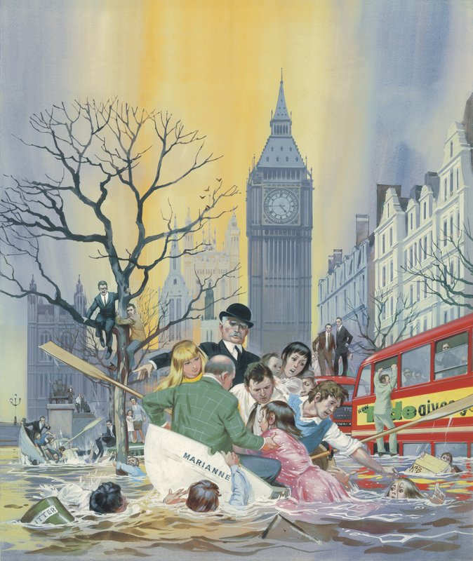 Alluvione del Tamigi da Angus McBride