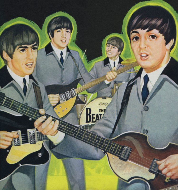 I Beatles (litografia a colori) da Angus McBride