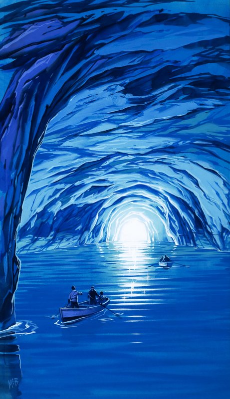La Grotta Azzurra di Capri da Angus McBride